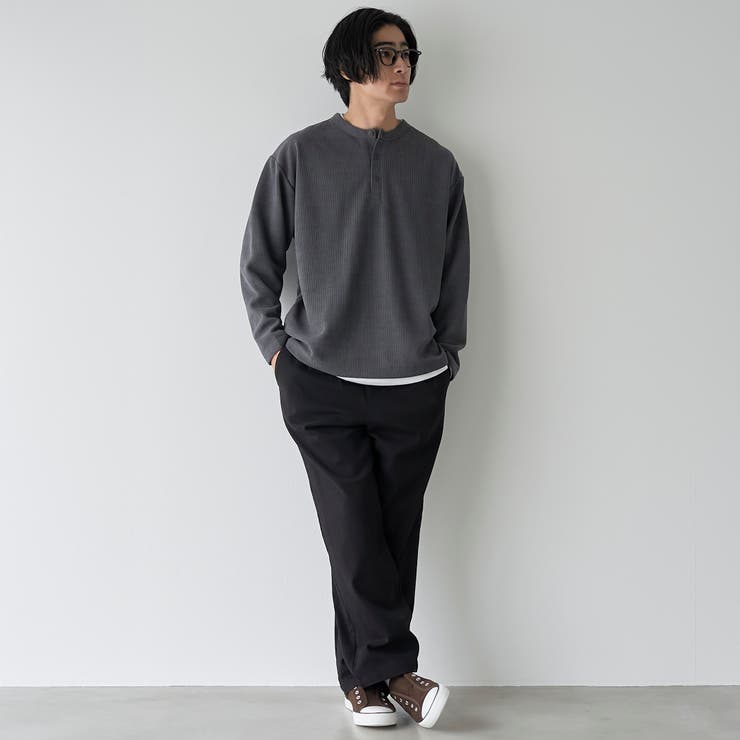ダブルフェイスレイヤードロングスリーブTシャツ | coen【men】 | 詳細画像2 