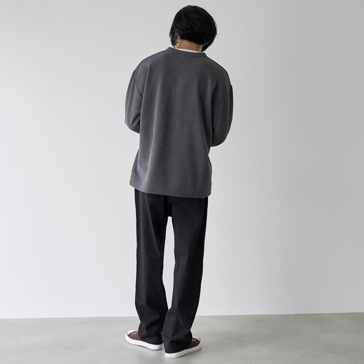 ダブルフェイスレイヤードロングスリーブTシャツ | coen【men】 | 詳細画像3 
