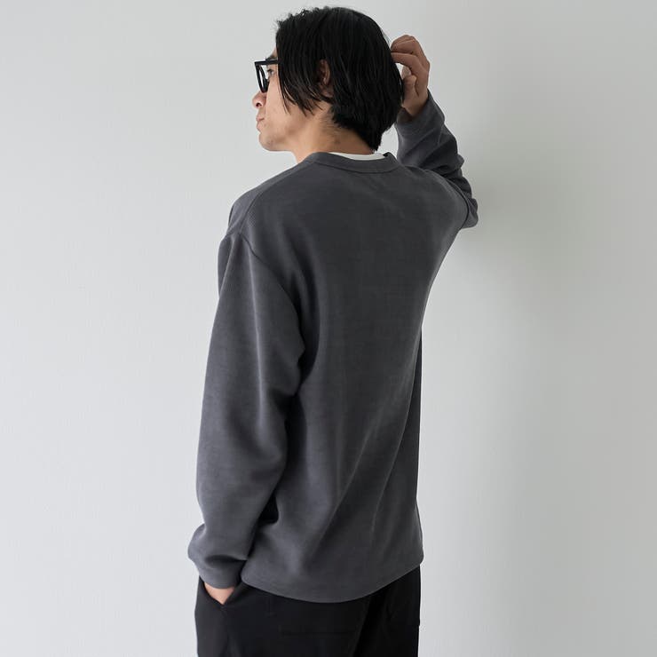 ダブルフェイスレイヤードロングスリーブTシャツ | coen【men】 | 詳細画像6 