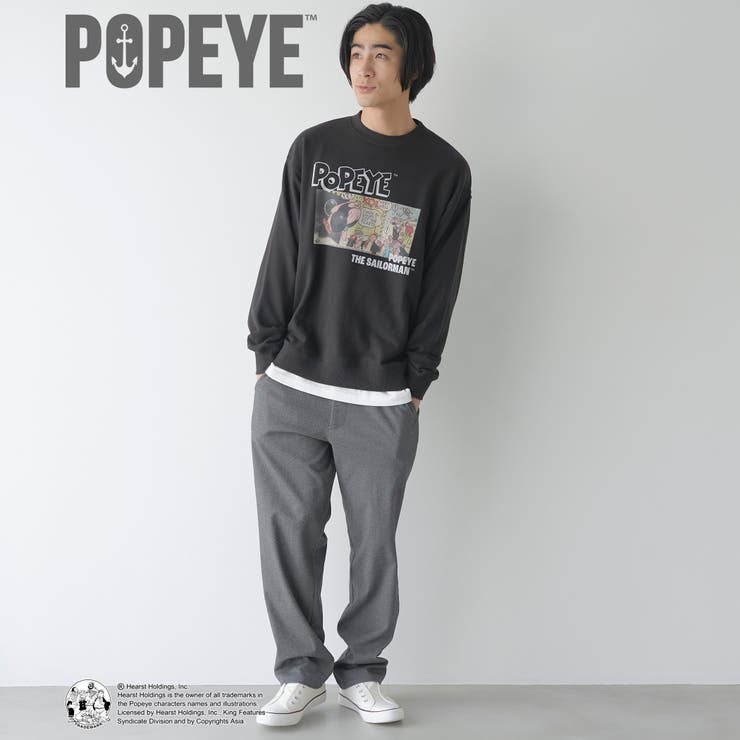 POPEYE（TM）（ポパイ）グラフィックプルオーバースウェット | coen【men】 | 詳細画像2 
