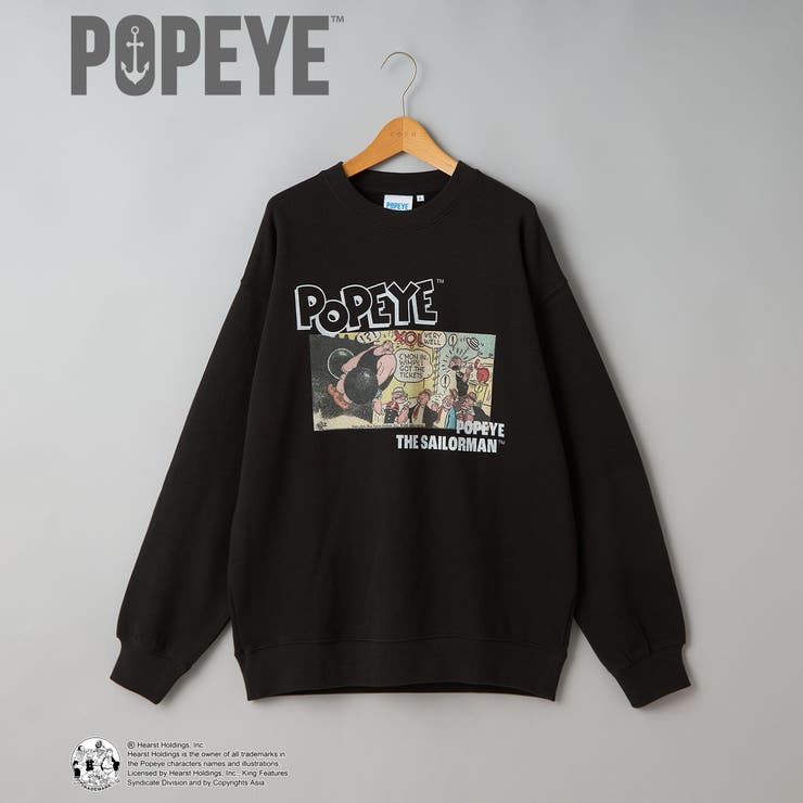 POPEYE（TM）（ポパイ）グラフィックプルオーバースウェット | coen【men】 | 詳細画像12 