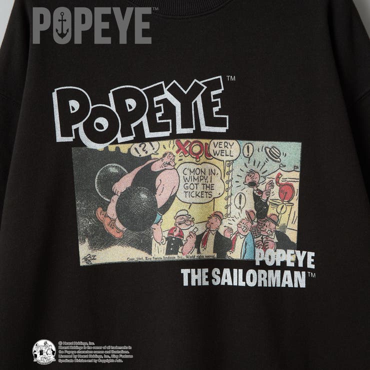 POPEYE（TM）（ポパイ）グラフィックプルオーバースウェット | coen【men】 | 詳細画像17 