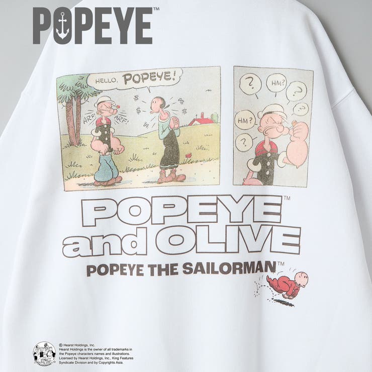 POPEYE（TM）（ポパイ）グラフィックプルオーバースウェット | coen【men】 | 詳細画像22 