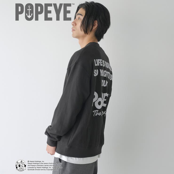 POPEYE（TM）（ポパイ）グラフィックプルオーバースウェット | coen【men】 | 詳細画像5 