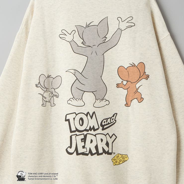 TOM and JERRY（トムとジェリー）グラフィックプルオーバースウェット | coen【men】 | 詳細画像24 