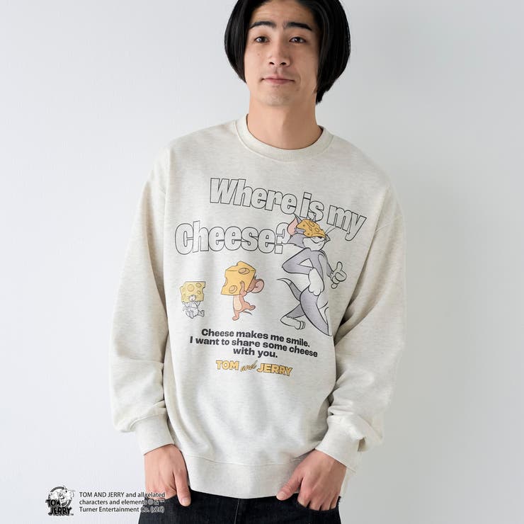 OFF WHITE | TOM and JERRY（トムとジェリー）グラフィックプルオーバースウェット | coen【men】