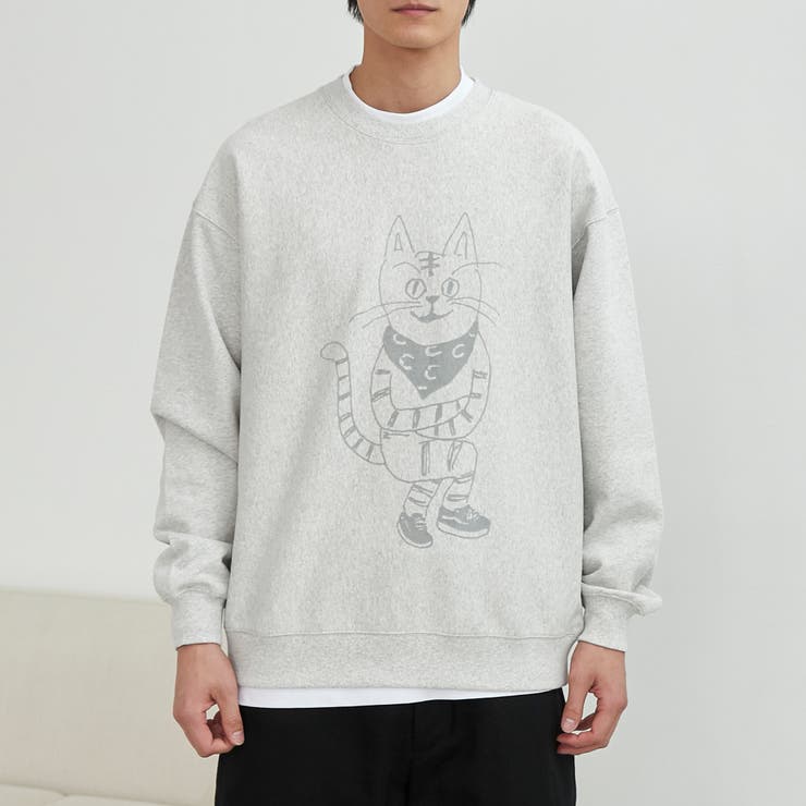 YUJIRO KOYAMA（小山ゆうじろう）コラボ裏毛クルーネック