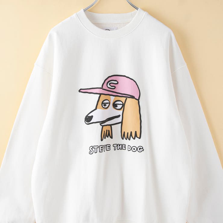 WHITE | YUJIRO KOYAMA（小山ゆうじろう）コラボ裏毛クルーネックスウェット | coen【men】