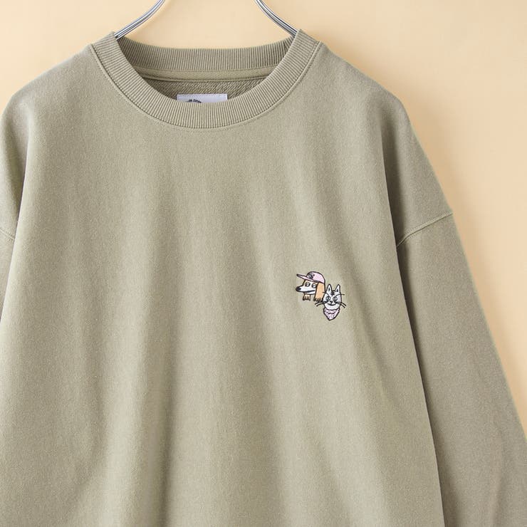 BEIGE | YUJIRO KOYAMA（小山ゆうじろう）コラボ裏毛クルーネックスウェット | coen【men】