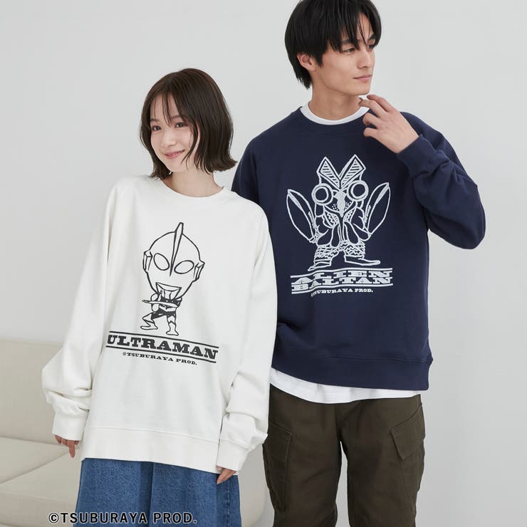 ウルトラマンクルーネックスウェット | coen【men】 | 詳細画像2 