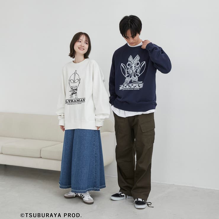 ウルトラマンクルーネックスウェット | coen【men】 | 詳細画像5 