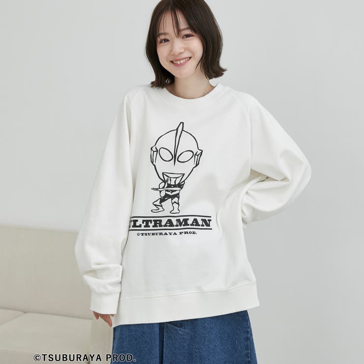 WHITE | ウルトラマンクルーネックスウェット | coen【men】