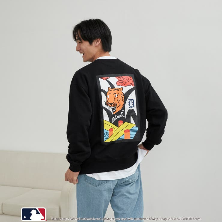 MLB別注 花札バックプリント クルーネックスウェット | coen【men】 | 詳細画像11 