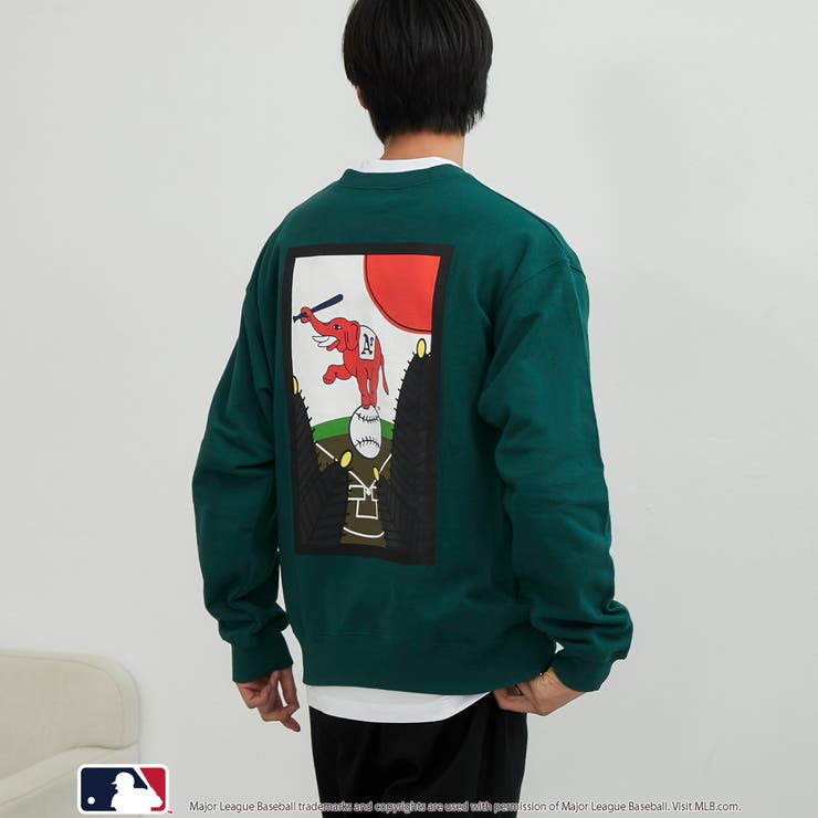 MLB別注 花札バックプリント クルーネックスウェット | coen【men】 | 詳細画像17 