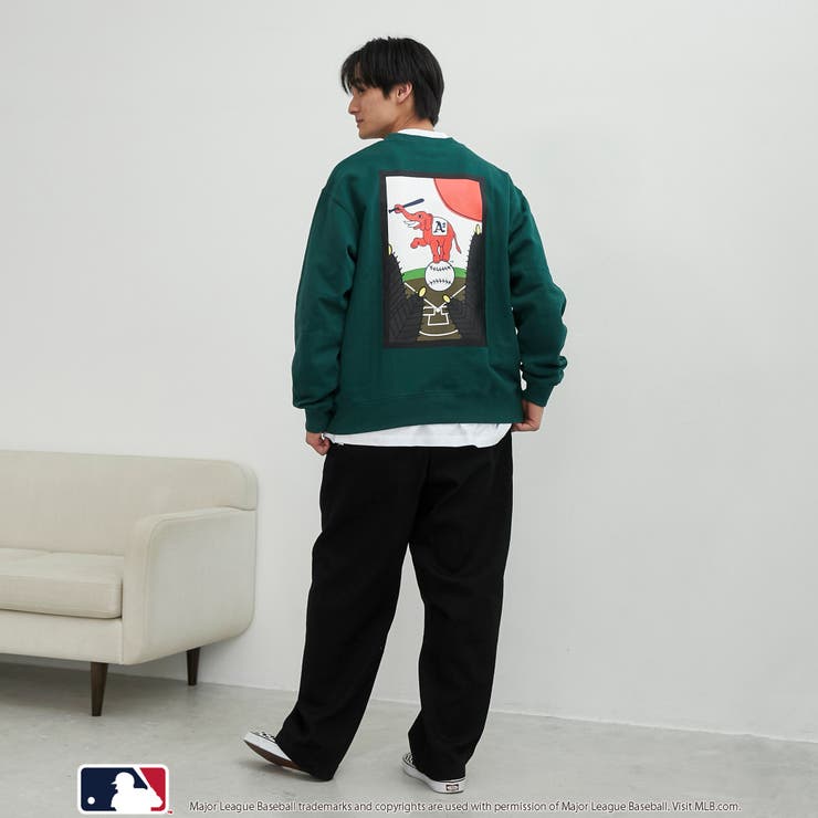MLB別注 花札バックプリント クルーネックスウェット | coen【men】 | 詳細画像18 