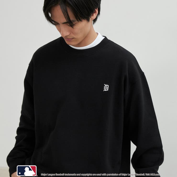 BLACK | MLB別注 花札バックプリント クルーネックスウェット | coen【men】