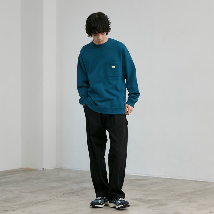 ink インク リメイク アーミー ジャケット スウェット カットソー SMITH'S（スミス）別注 バック刺繍ポケットスウェット[品番