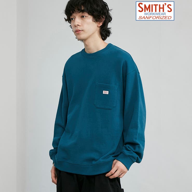 COBALT | SMITH’S（スミス）別注 バック刺繍ポケットスウェット | coen【men】
