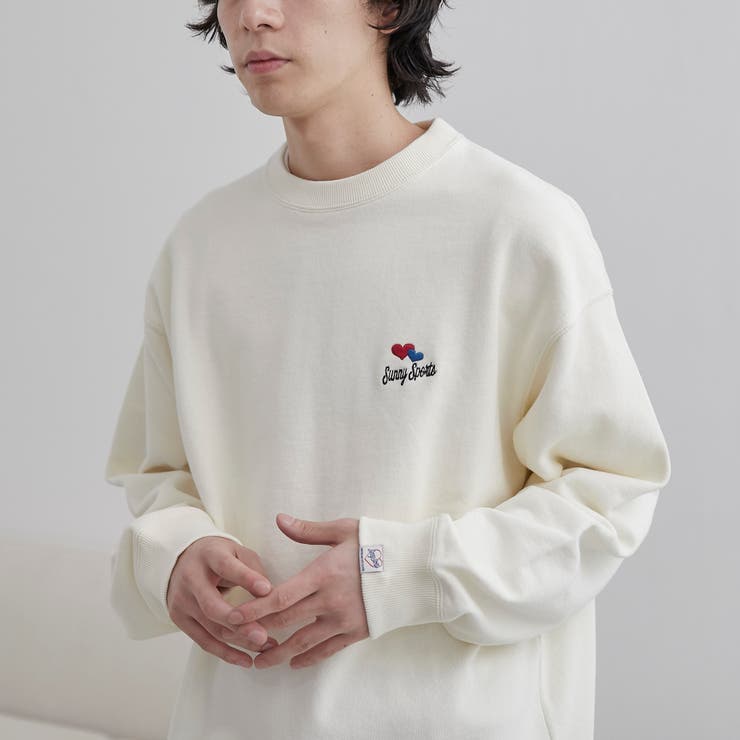 SunnySports（サニースポーツ）別注 ワンポイントハート刺繍スウェット | coen【men】 | 詳細画像2 