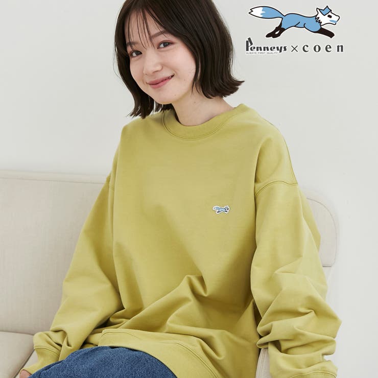 LIME | Penneys（ぺニーズ）別注クリアコットンクルーネックスウェット | coen【men】