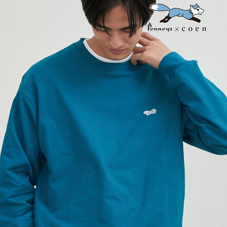 TURQUOISE | Penneys（ぺニーズ）別注クリアコットンクルーネックスウェット | coen【men】