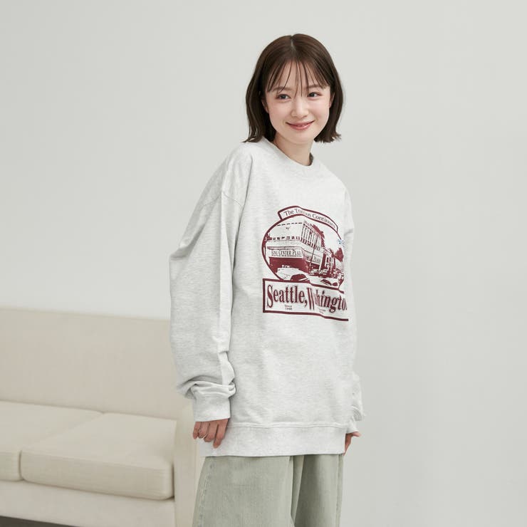 Penneys（ぺニーズ）別注クリアコットンロゴプリントスウェット | coen【men】 | 詳細画像3 