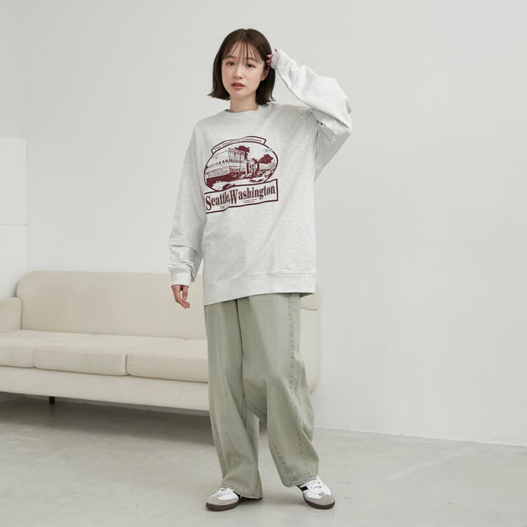 Penneys（ぺニーズ）別注クリアコットンロゴプリントスウェット | coen【men】 | 詳細画像4 