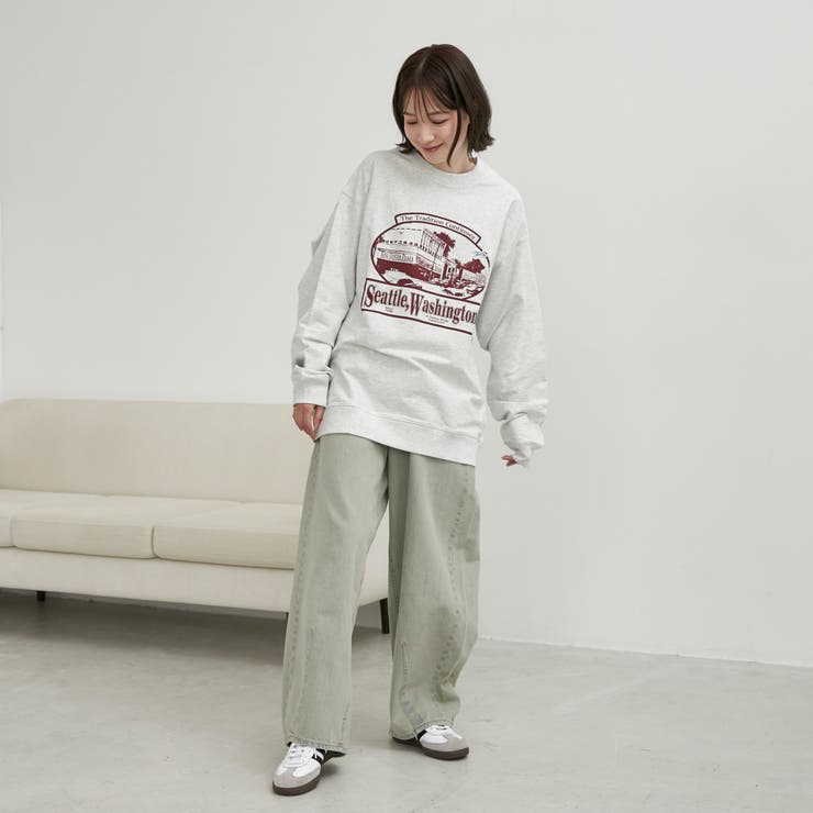 Penneys（ぺニーズ）別注クリアコットンロゴプリントスウェット | coen【men】 | 詳細画像6 