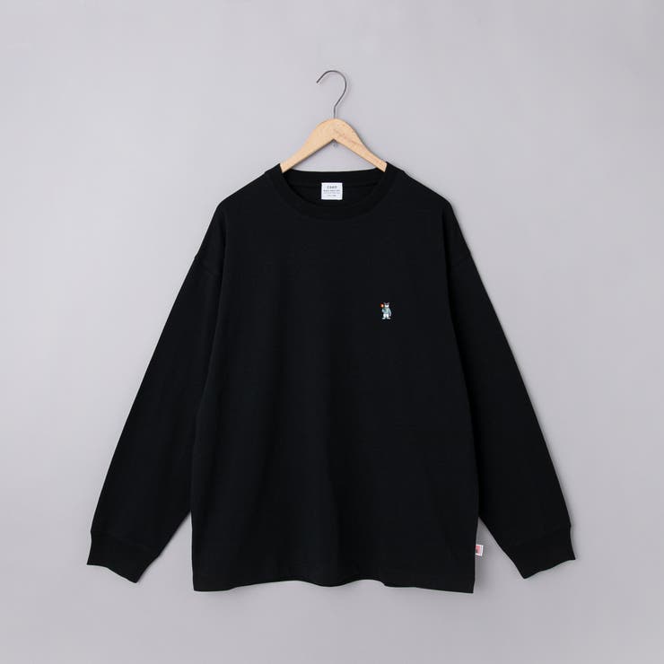 ワンポイントベア刺繍USAコットンロングスリーブＴ | coen【men】 | 詳細画像25 