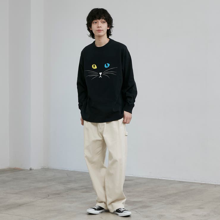 【CAT TEE/アニマルプリント】ロングスリーブTシャツ | coen【men】 | 詳細画像11 