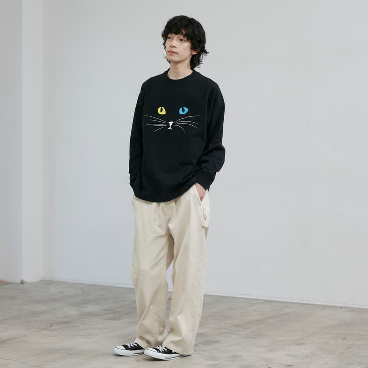 【CAT TEE/アニマルプリント】ロングスリーブTシャツ | coen【men】 | 詳細画像13 