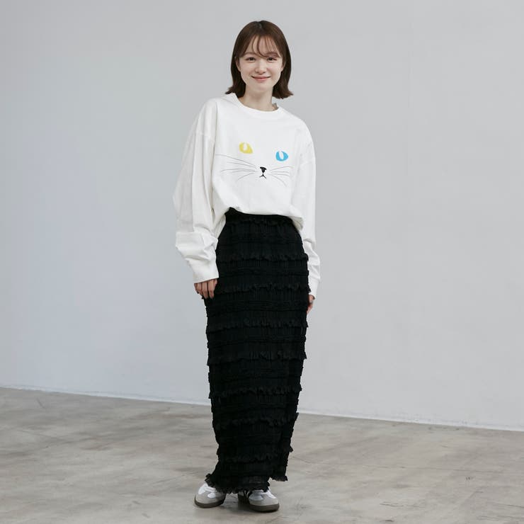 【CAT TEE/アニマルプリント】ロングスリーブTシャツ | coen【men】 | 詳細画像3 