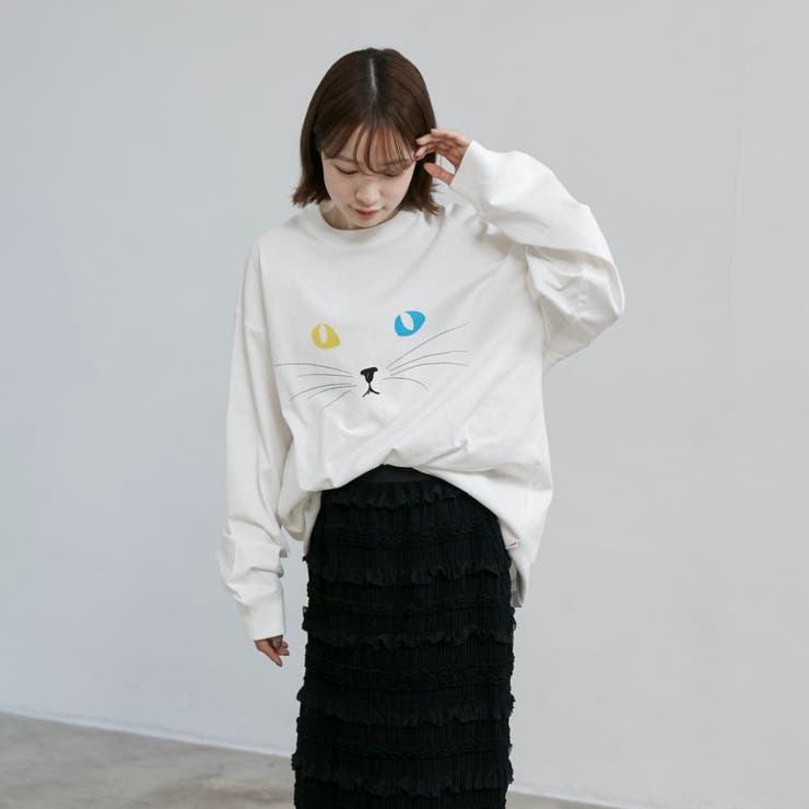 【CAT TEE/アニマルプリント】ロングスリーブTシャツ | coen【men】 | 詳細画像4 