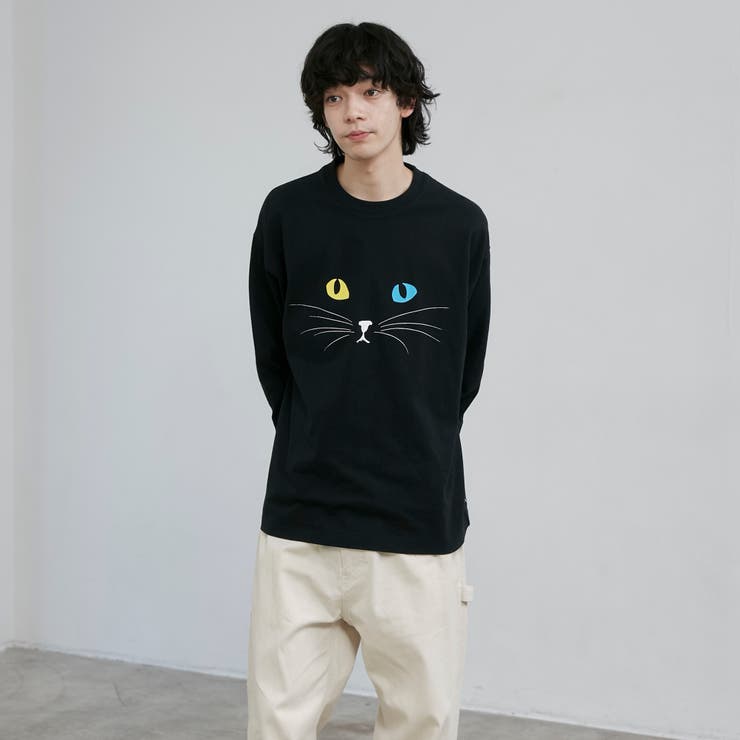 【CAT TEE/アニマルプリント】ロングスリーブTシャツ | coen【men】 | 詳細画像8 
