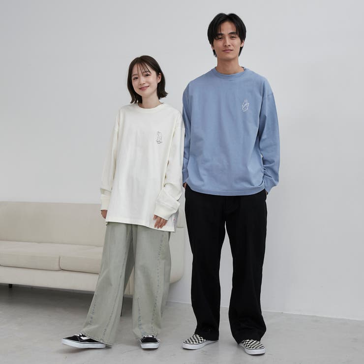 RYO KANEYASU × コーエン アニマルプリントロングスリーブTシャツ | coen【men】 | 詳細画像4 