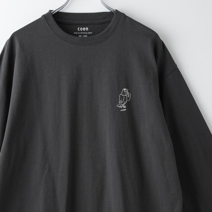 DK.GRAY | RYO KANEYASU × コーエン アニマルプリントロングスリーブTシャツ | coen【men】