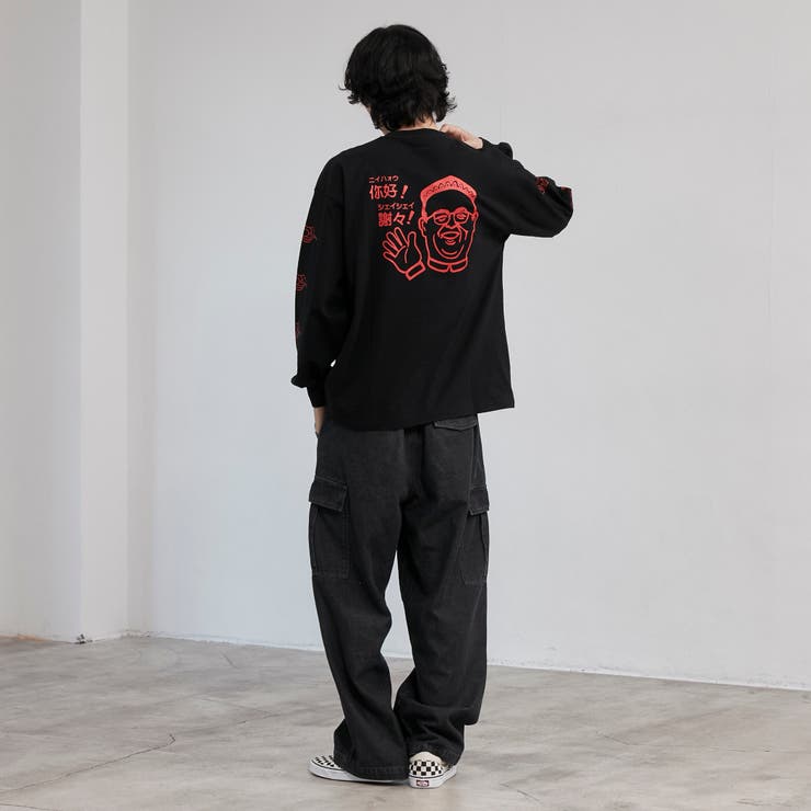 【味覇/ウェイパァー】プリントロングスリーブTシャツ | coen【men】 | 詳細画像11 