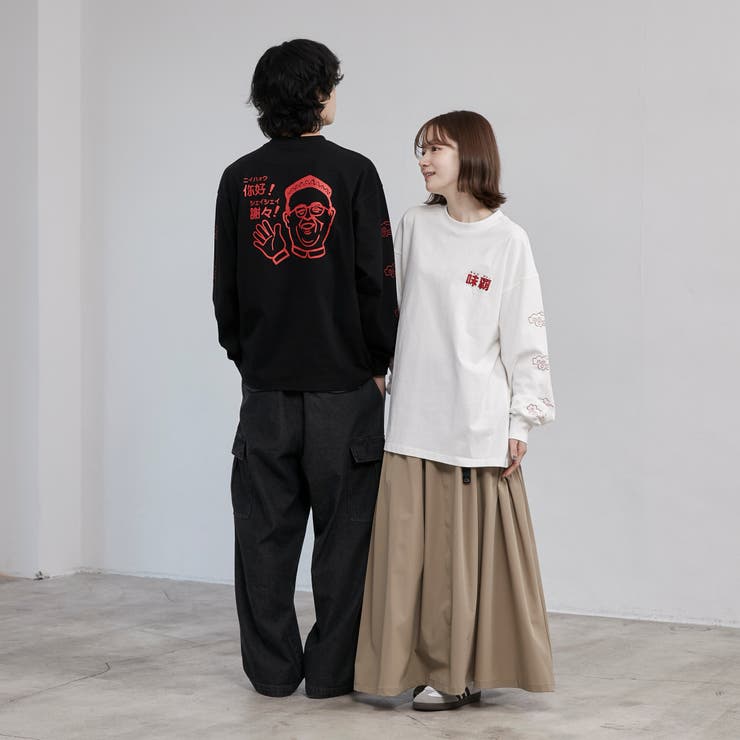 【味覇/ウェイパァー】プリントロングスリーブTシャツ | coen【men】 | 詳細画像4 
