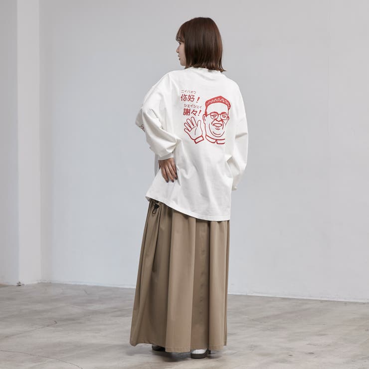 【味覇/ウェイパァー】プリントロングスリーブTシャツ | coen【men】 | 詳細画像8 