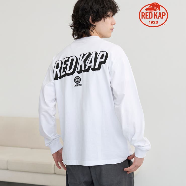 REDKAP/レッドキャップ】別注バックプリントロングスリーブT