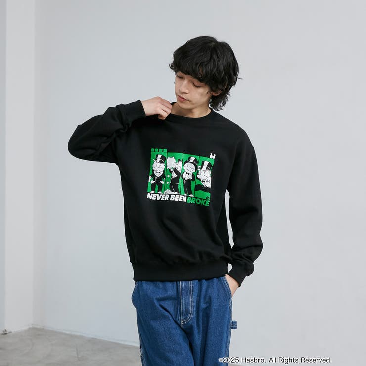 ROCK STANLEY別注モノポリークルーネックスウェット | coen【men】 | 詳細画像6 
