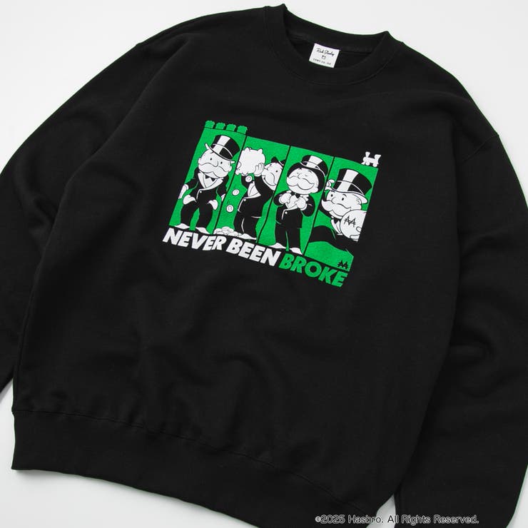 BLACK | ROCK STANLEY別注モノポリークルーネックスウェット | coen【men】