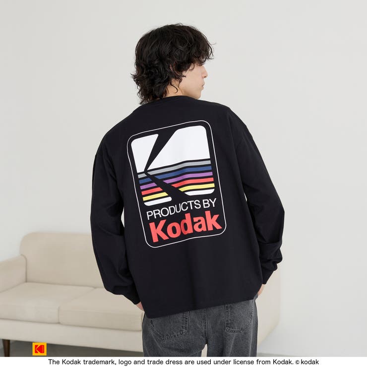 KODAK★大人気★カラーキンズグラフィック長袖Tシャツ♪ KODAK☆大人気☆カラーキンズグラフィック長袖Tシャツ♪ (KODAK