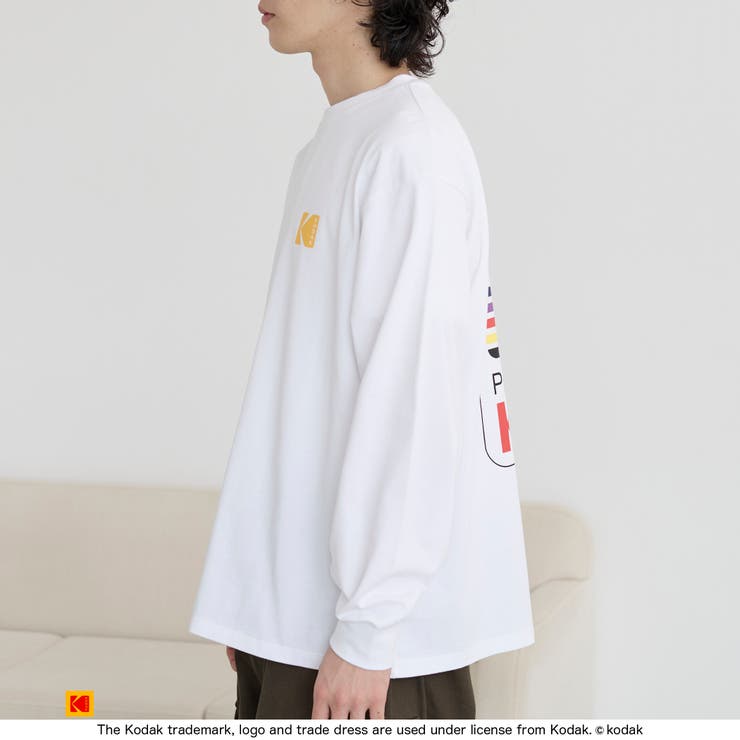 【Kodak/コダック】ロゴアイコンプリントロングTシャツ | coen【men】 | 詳細画像22 