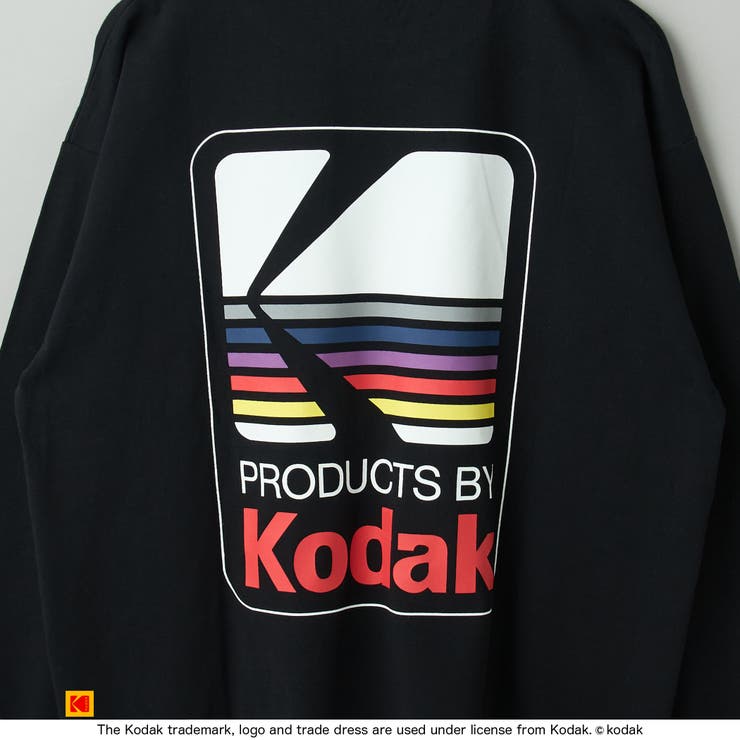 Kodak/コダック】ロゴアイコンプリントロングTシャツ[品番