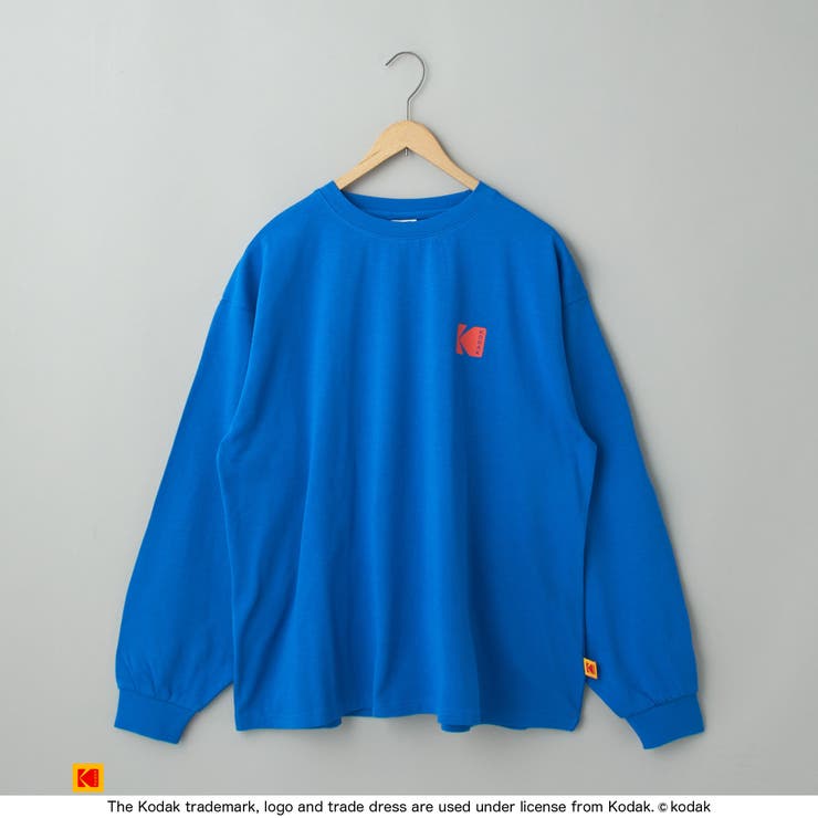 Kodak/コダック】ロゴアイコンプリントロングTシャツ[品番