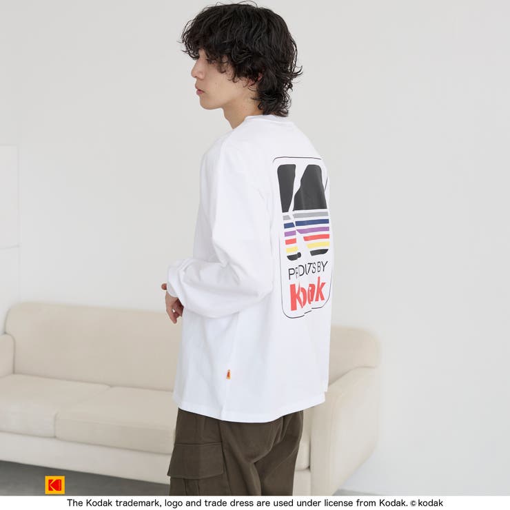 【Kodak/コダック】ロゴアイコンプリントロングTシャツ | coen【men】 | 詳細画像7 
