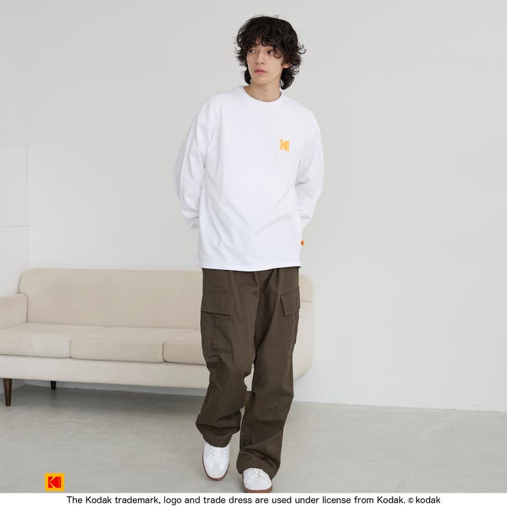 【Kodak/コダック】ロゴアイコンプリントロングTシャツ | coen【men】 | 詳細画像8 
