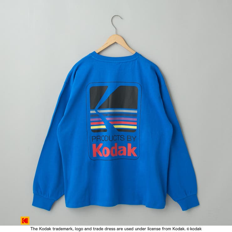 Kodak/コダック】ロゴアイコンプリントロングTシャツ[品番