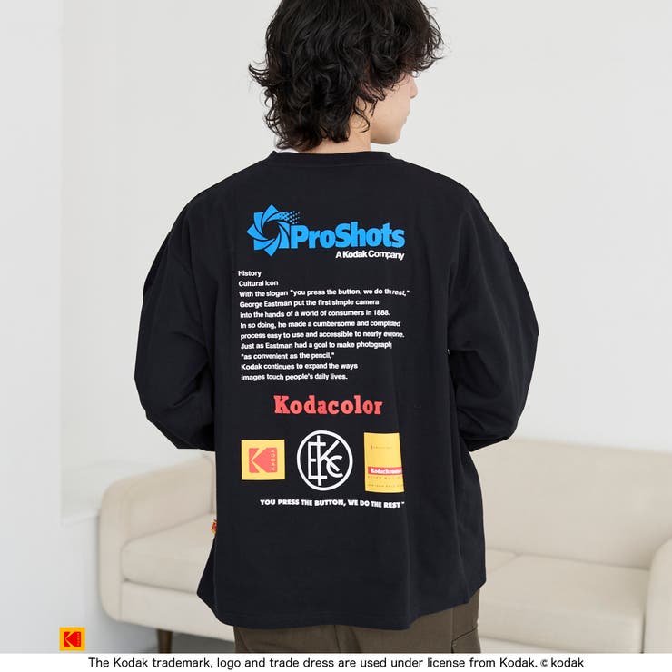 【Kodak/コダック】カメラグラフィックプリントTシャツ | coen【men】 | 詳細画像1 